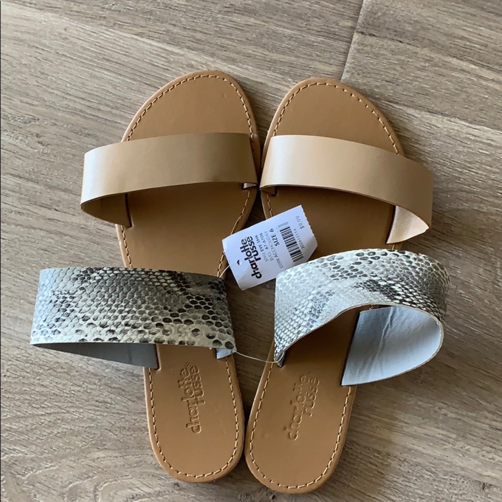Two strap sandals